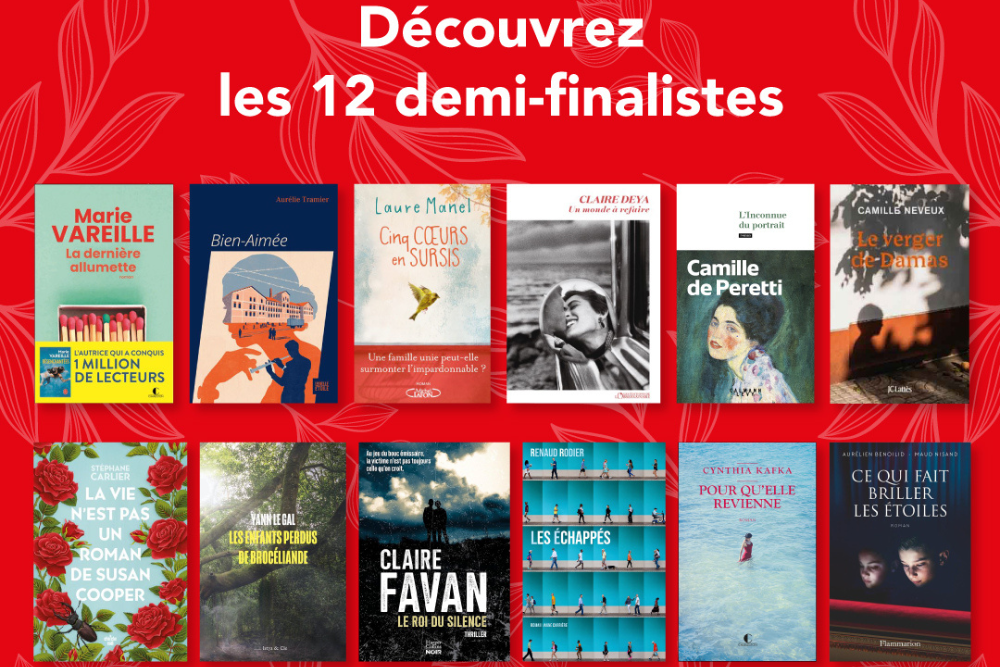 Découvrez les 12 ouvrages finalistes du 55e Prix Maison de la Presse