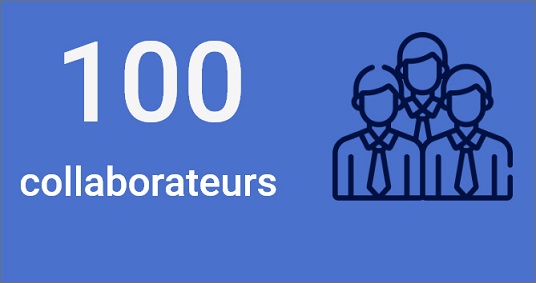 100 collaborateurs