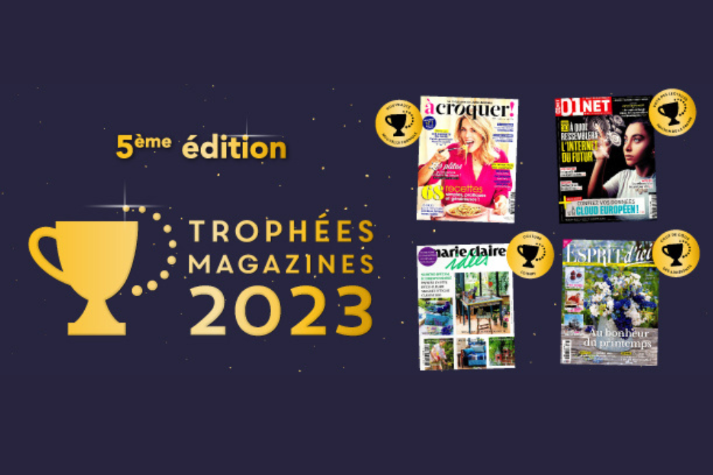 Découvrez les gagnants de la 5ème édition des Trophées Magazines